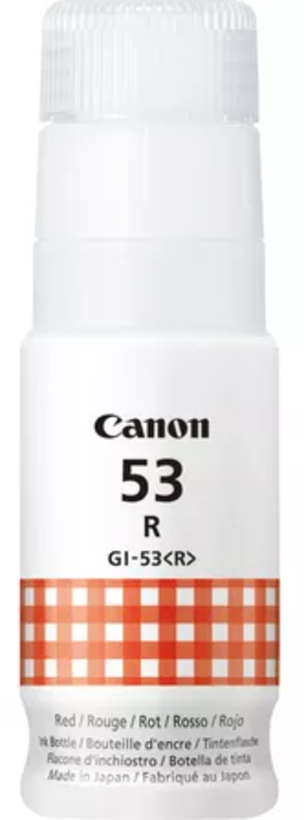 Tinta Canon GI-53R rojo