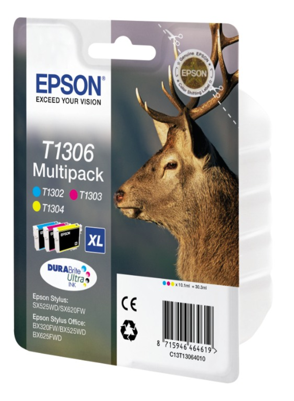 Encre Epson T1306 XL, multipack