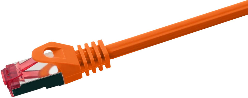Câble patch Cat6 S/FTP RJ45,0,5m, orange