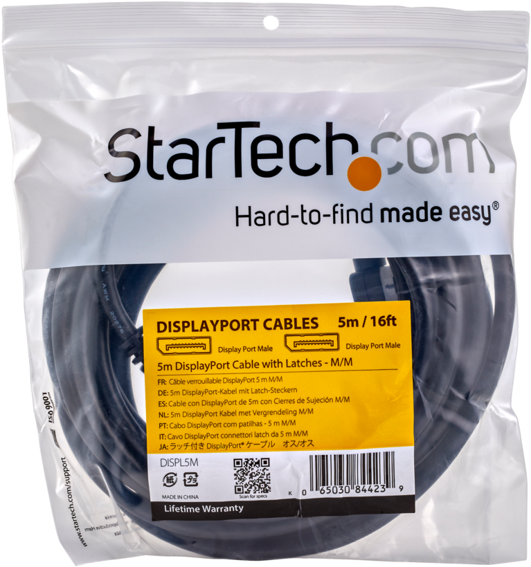 StarTech DisplayPort Cable 5m