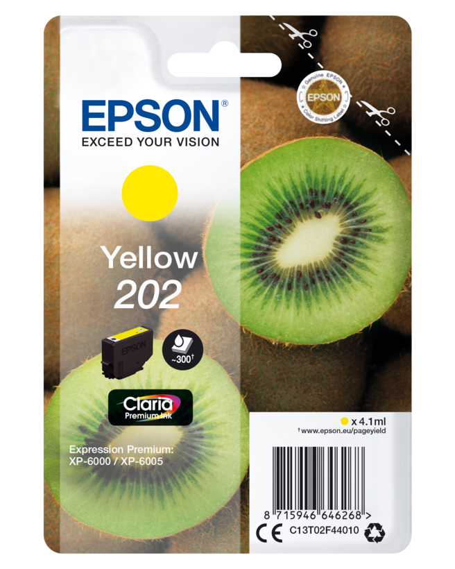 Epson 202 Claria tinta sárga