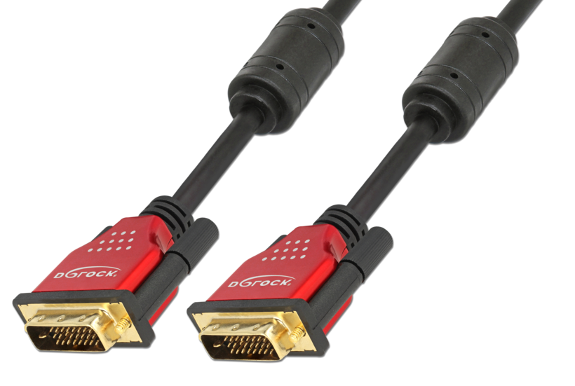 Câble Delock DVI-D DualLink, 1,8 m