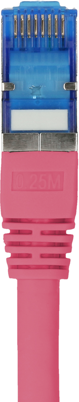 Patch Cable RJ45 S/STP Cat6a 3m Magenta