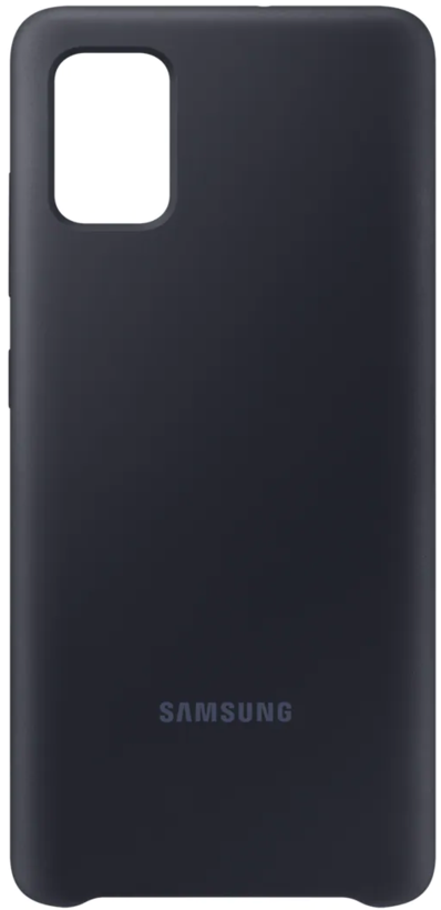 Samsung A71 Silicone Cover Black