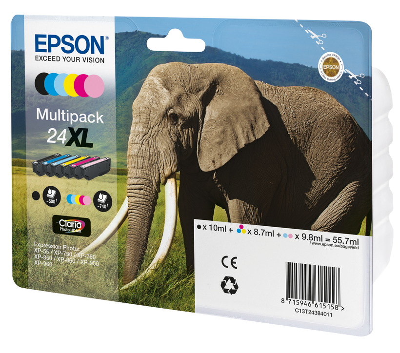 Epson 24XL Claria Tinte Multipack