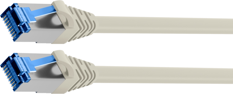 Cavo patch S/FTP RJ-45 Cat6a 1 m grigio