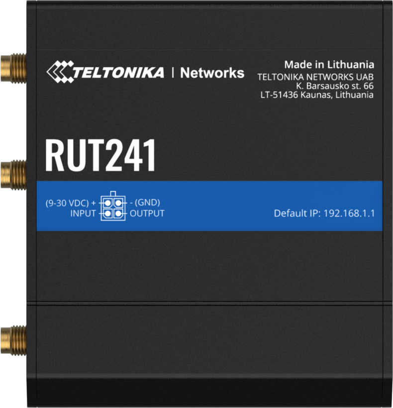 Teltonika RUT241 Industrial 4G Router