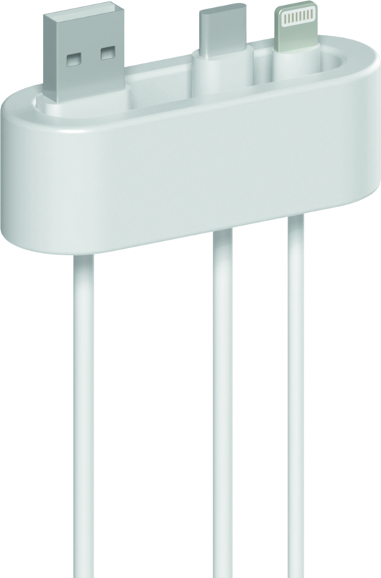 Cable Holder White 2-pack