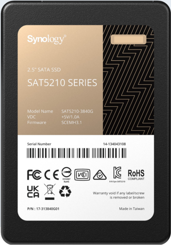 Synology SAT5210 960 GB SATA NAS SSD
