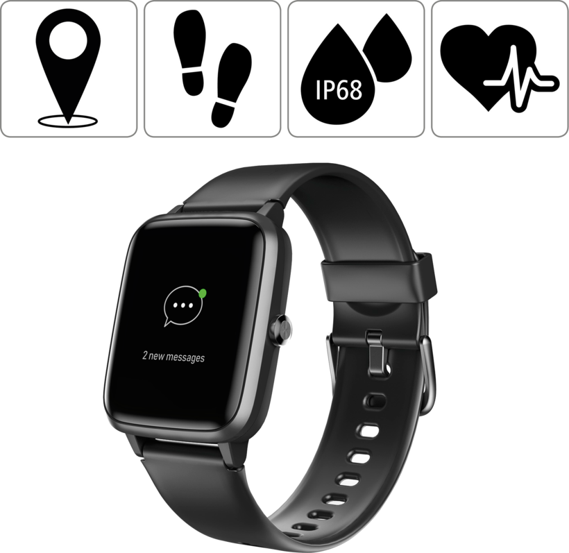 Hama Fit Watch 5910 GPS 37 mm nera