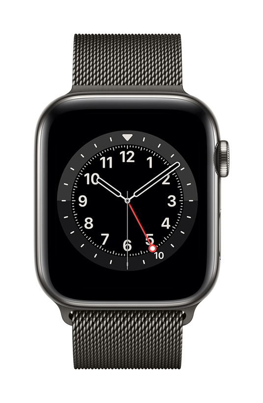 Apple Watch S6 GPS+LTE 44mm aço grafite.