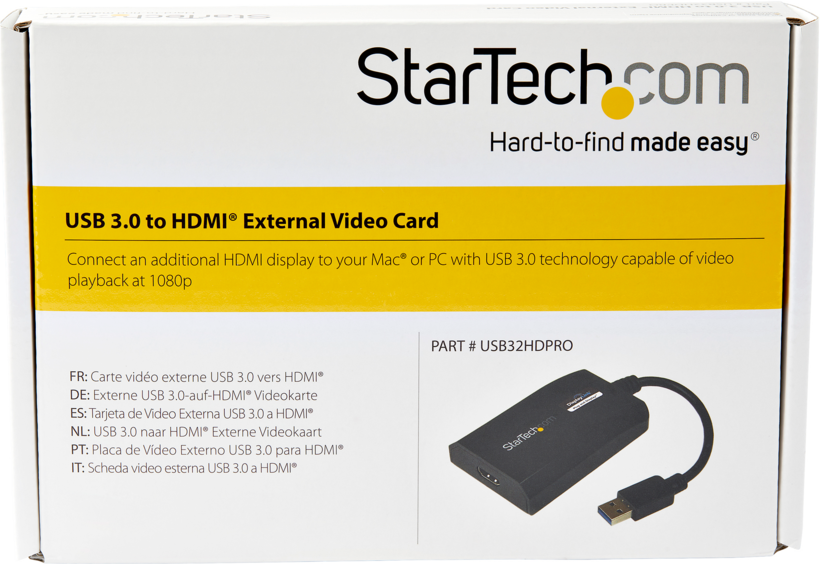 USB 2.0 A - HDMI m/f adapter