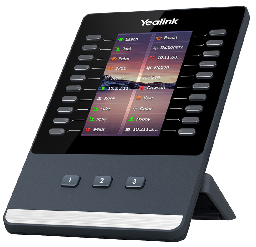 Módulo ampliação Yealink EXP43 LCD cores