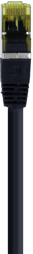 Patch Cable RJ45 S/FTP Cat6a 1m Black