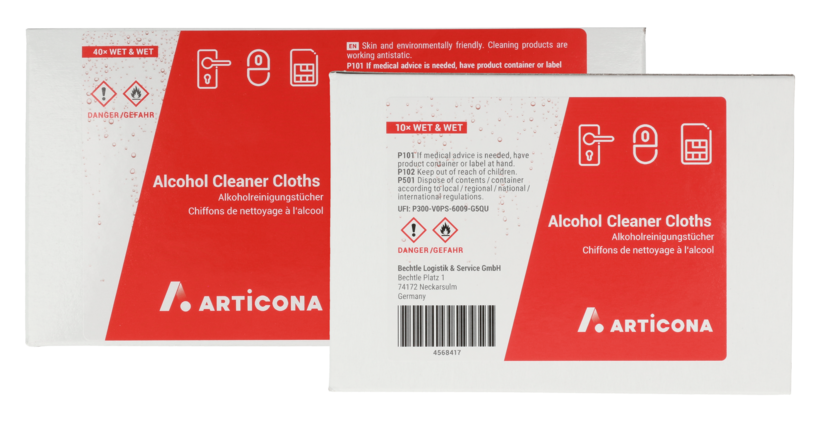 ARTICONA Alcohol-based Cleaner Cloth 10x