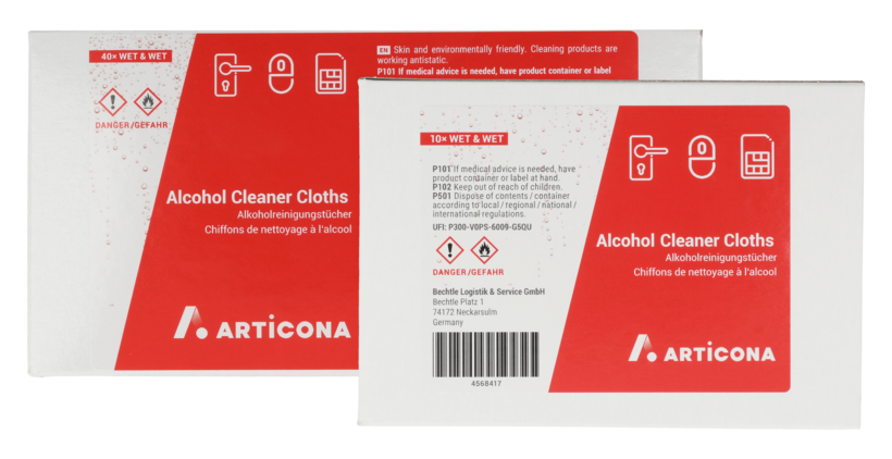 ARTICONA Alcohol-based Cleaner Cloth 10x