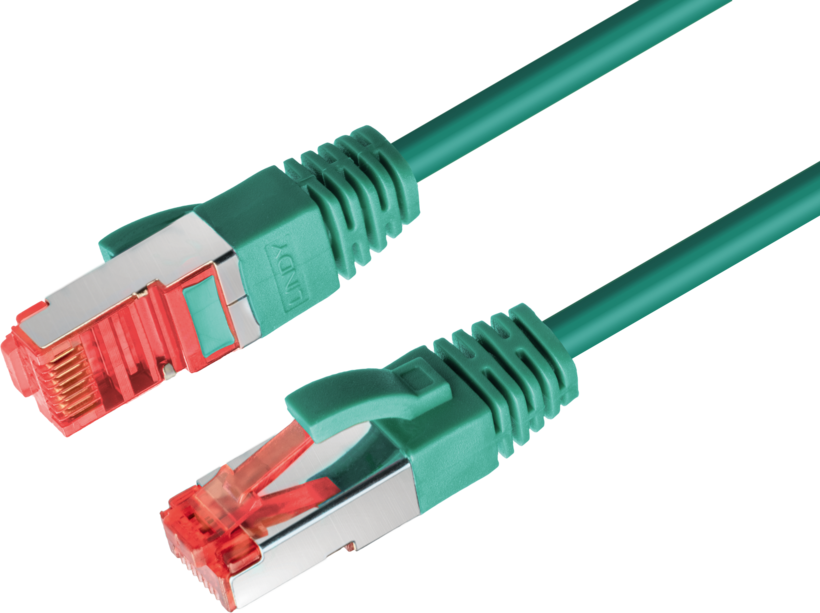 Patch Cable RJ45 S/FTP Cat6 0.5m Green
