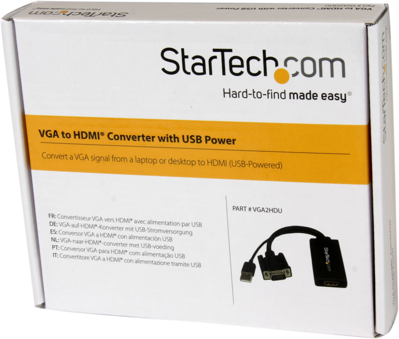 Adaptador StarTech VGA - HDMI