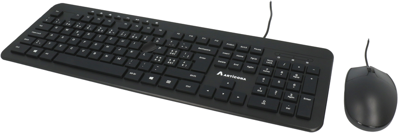 ARTICONA Wired Keyboard and Mouse Set