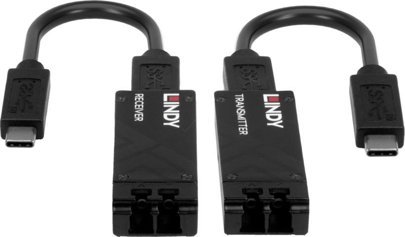 LINDY Fibre Optic USB 3.1 Extender 100m