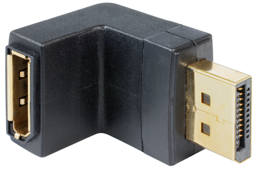 Adapt DisplayPort Delock, 90° bas