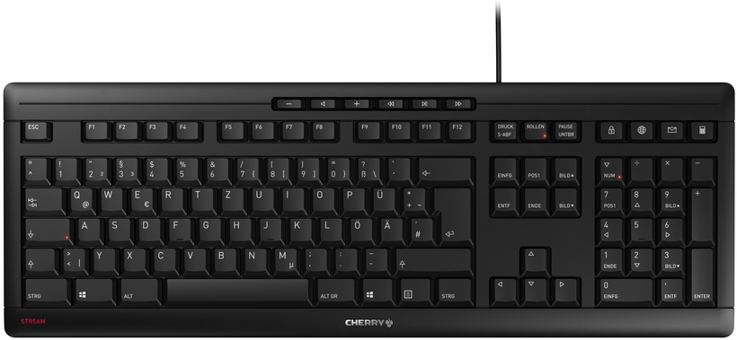 CHERRY STREAM KEYBOARD Black