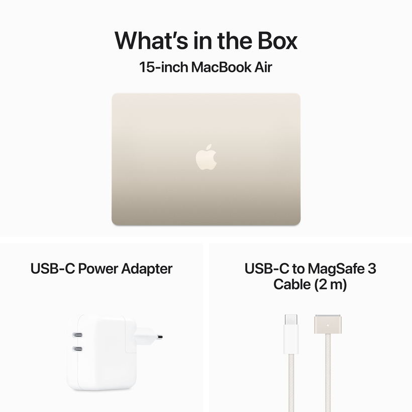 Apple MacBook Air 15 M3 16/256GB Star.