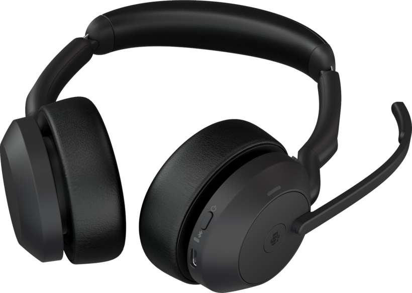 Jabra Evolve2 65 Link380A UC Stéréo Noir - Casque téléphonique - Garantie 3  ans LDLC