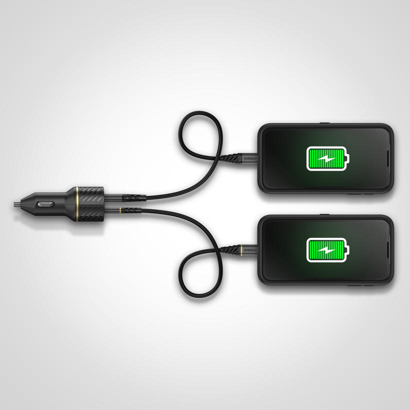 Adapt. véhicule USB-C/A OtterBox Premium