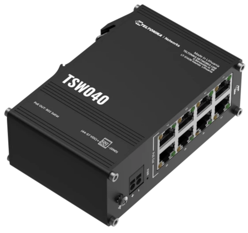 Teltonika TSW040 8-Port PoE+ Switch