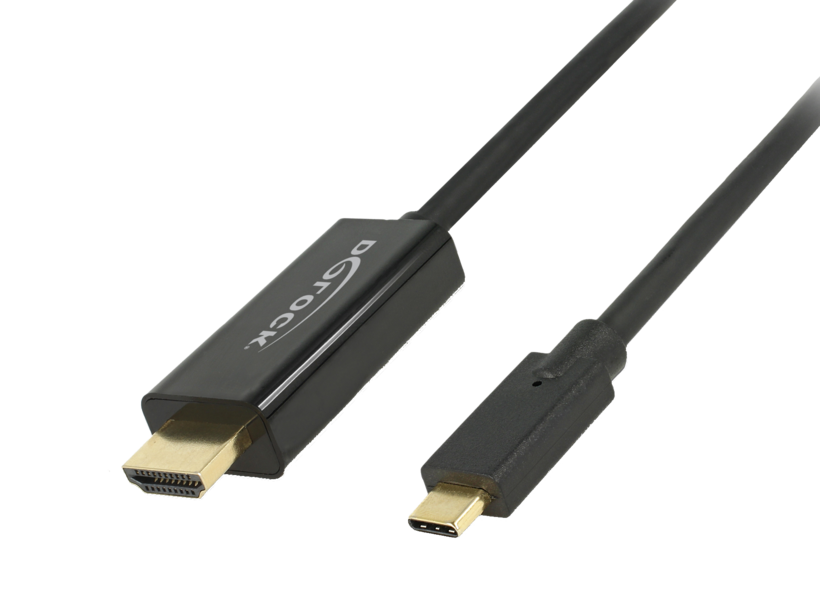 Cable USB Type-C/m - HDMI/m 1m Black