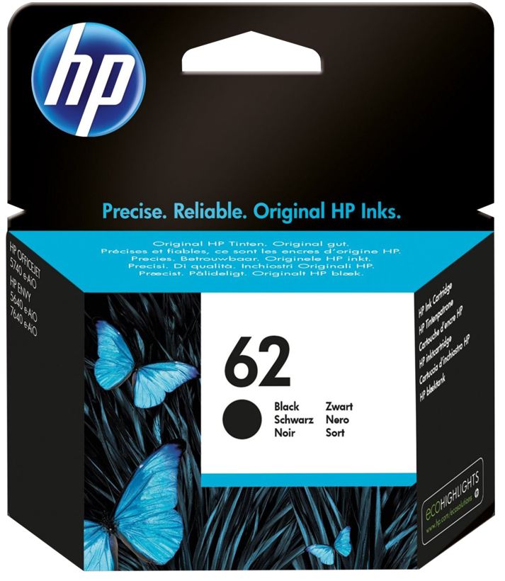 HP 62 tinta fekete