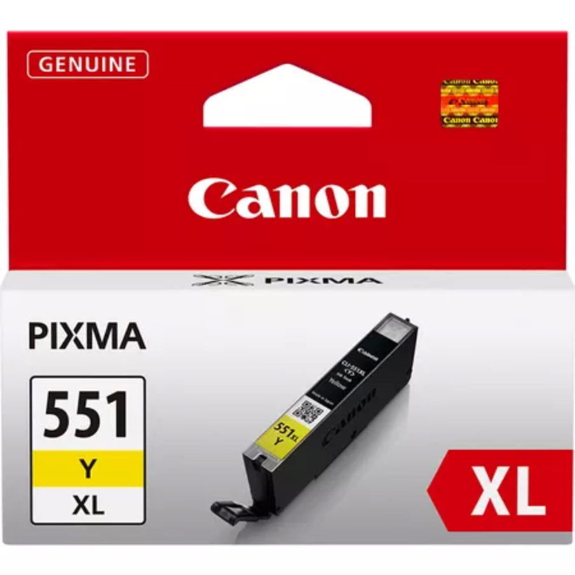 Tinteiro Canon CLI-551Y XL amarelo