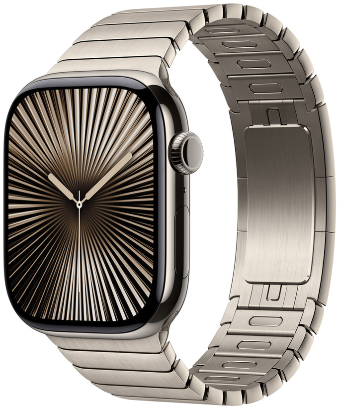 Pulsera eslabones Apple Watch 46 natural