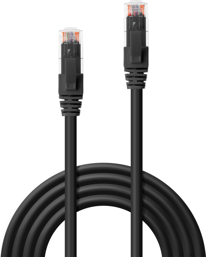 Patch Cable RJ45 U/UTP Cat6 2m Black