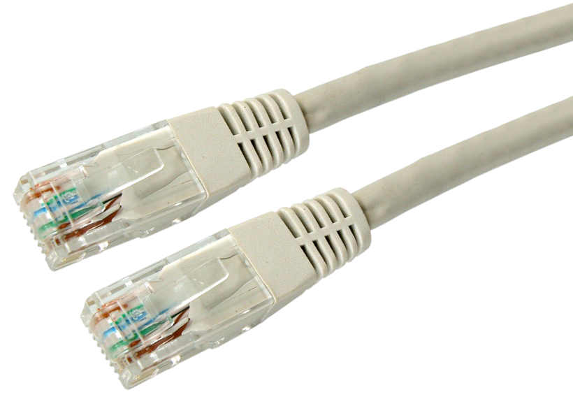 Câble patch RJ45 U/UTP Cat5e 5 m, gris