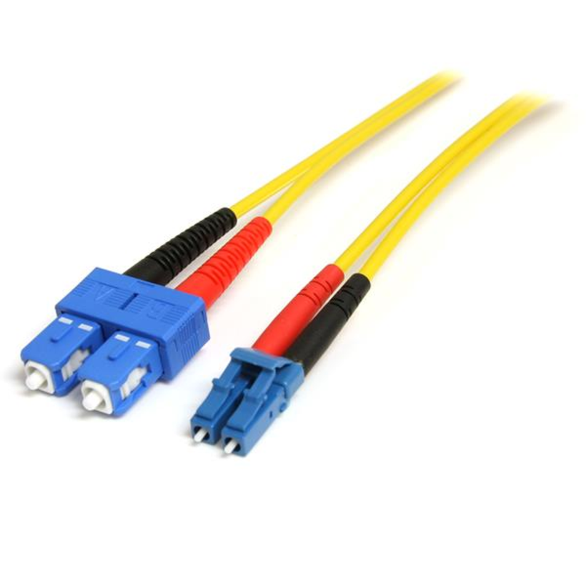 Cable patch dúplex FO LC-SC 1m 9/125µ
