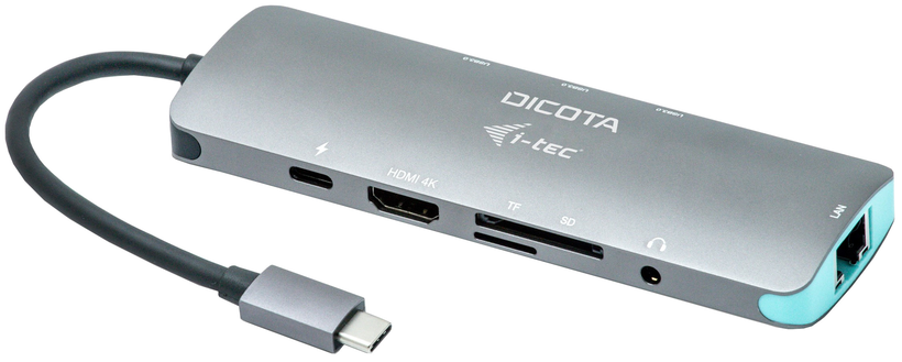 DICOTA USB-C Portable 8-in-1 Dock