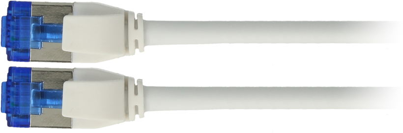 Câble patch RJ45 S/FTP Cat6a 1,5 m blanc