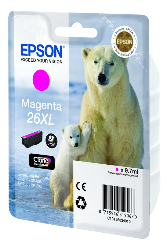 Epson 26XL Claria Ink Magenta