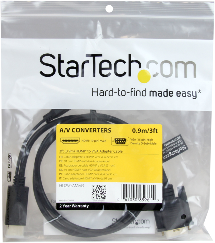 StarTech HDMI - VGA Cable 0.9m