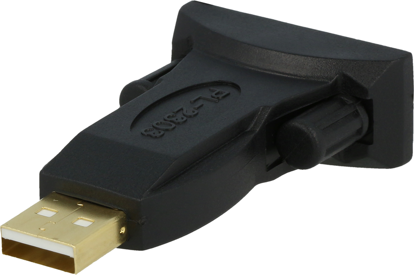 Adaptador DB9 m. (RS232) - USB-A m.