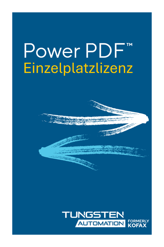 Tungsten Power PDF 5 Standard Einzelplatzlizenz