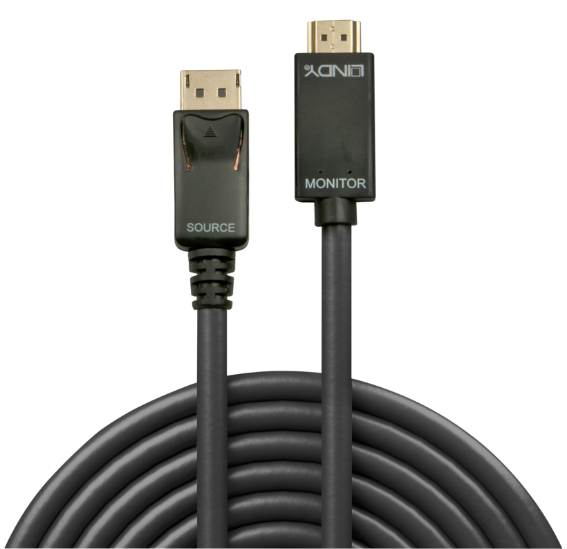 LINDY DisplayPort - HDMI Kabel 0,5 m