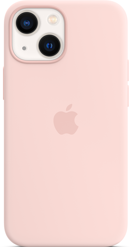 Funda silicona Apple iPhone 13 mini rosa