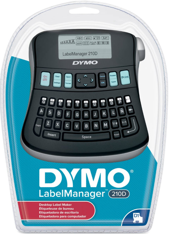 Dymo LabelManager 210D Beschriftung