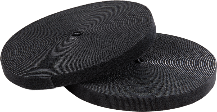 Rollo sujetacables velcro 15000 mm negro