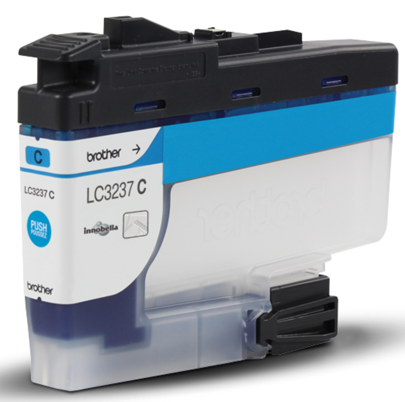 Encre Brother LC-3237C, cyan