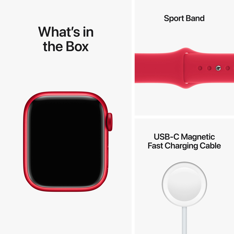 Apple Watch S8 GPS+LTE 41mm alum. RED