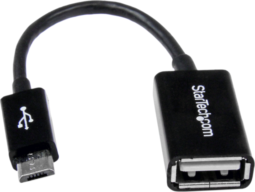 Kabel StarTech USB typ A - microB 0,12m